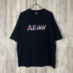 ALPHA アルファ 星条旗 カラー ARMY 半袖 Tシャツ TEE