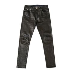 00s galaabend coated skinny denim pants - メルカリ