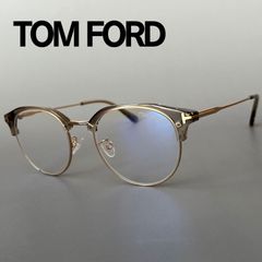 トムフォード メガネ クリア ブラウン 茶色 ボストン 軽い レア 日本未 