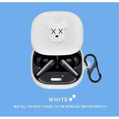 ケース Anker Soundcore Liberty 4 Pro 用のケース カバー カラビナ付き (ホワイト01)