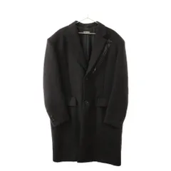 RAF SIMONS (ラフシモンズ) 19SS BLACK & BLUE CLASSIC BIG COAT WITH ZIPPERS クラシックビッグロングコート ブルースカーフウィズジッパー ブラック 191-655のサムネイル
