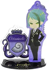 【中古】雑貨 ジェイド・リーチ デフォルメキャラクター制服アクリルスタンドチャームVol.2 「ディズニー ツイステッドワンダーランド」