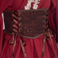 着物リメイク　帯ベルト　葡萄ローズ　1