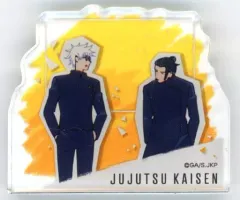 【中古】アクリルスタンド・アクリルパネル 五条悟＆夏油傑 アクリルミニフィギュア 懐玉・玉折 OP 「呪術廻戦 POP UP STORE 渋谷事変 -CLIMAX-」