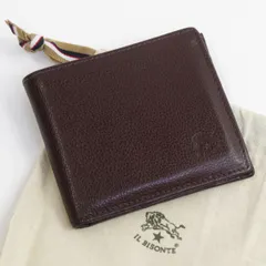 IL BISONTE イルビゾンテ レザー 二つ折り財布 ※中古