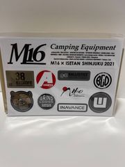 限定】M16 Camping Equipment 3点セットステッカー付き