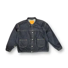定価41800円 KAPTAIN SUNSHINE 23AW Denim Tracker 2P Jacket デニム トラッカージャケット Gジャン  キャプテンサンシャイン KS23FJK22  インディゴ 42  67737A3のサムネイル