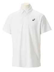asics アシックス ES DRY BD POLO SS SHIRT ブリリアントホワイト M 2031E022 100 | スポーツ メンズ M ホワイト 白 服 衣類 衣料品ウェア ウエア フィットネスウェア トップス ドライ シャツ ポロシャツ ボタン