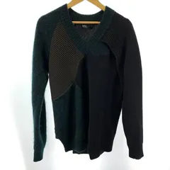 kolor カラー 21AW 異素材 ドッキング レイヤード ニット サイズ3 kolor カラー 21AW 異素材 ドッキング レイヤード ニット サイズ