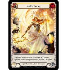 【Flesn and Blood】【シングル】Invoke Suraya Suraya Archangel of Knowledge Marvel Cold FOIL Dynasty FAB FABTCG