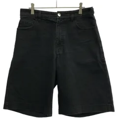 RAF SIMONS ラフシモンズ RSパッチ デニムハーフパンツ  ブラックのサムネイル
