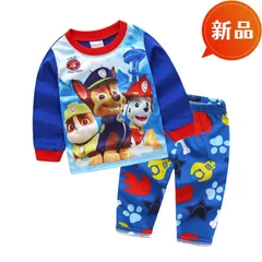 新品 パウパトロール 長袖パジャマ 上下セット 100cm-130cm 男の子 綿 寝巻き 秋冬 ハロウィン