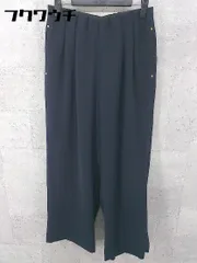 ◇ un dix cors アン ディ コール ウエストゴム ワイド パンツ サイズ36 ネイビー レディース 【1002801707446】のサムネイル