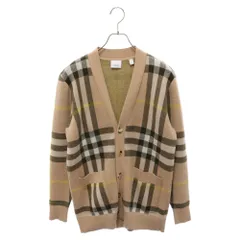 BURBERRY (バーバリー) 22AW WILMORE CHECK CARDIGAN ウィルモアチェックカーディガン 8054098 ブラウン -  メルカリ