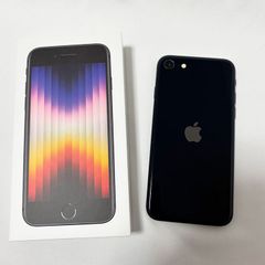 【SIMフリー】Apple iPhone SE 第3世代 64GB ミッドナイト MMYC3J/A バッテリー80%
