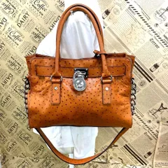 マイケルコース ハンド ショルダーバッグ オースト型押し革 ビジネス FW153