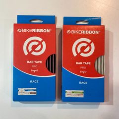 【BIKERIBBON / バイクリボン】バーテープ 2箱セット コルクゲル（ホワイト） グリップエヴォ（ピンク）【新品】バーテープ２箱
