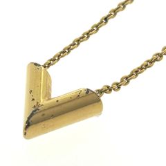 ルイヴィトン LOUIS VUITTON エセンシャルV M61083 金メッキ LE0272 ユニセックス 9.82g ネックレス エッセンシャルV ♯1073012168