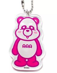 AAA え〜パンダ アクリルキーホルダー ピンク - メルカリ