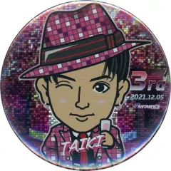 【中古】バッジ・ピンズ 佐藤大樹 75mm缶バッジ 動きver. FANTASTICS 3rd ANNIVERSARY オンラインブースグッズ