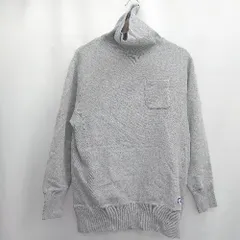 ◇ ⊇ DISCUS ディスカス タートルネック 裏起毛 長袖 トレーナー サイズXL グレー系 メンズ E  【1506300023729】のサムネイル