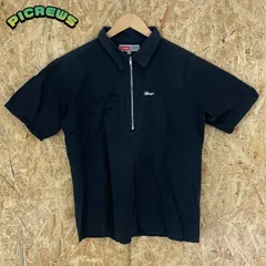 XLARGE エクストララージ コットン ハーフジップ シャツ 半袖 古着 ヴィンテージ メンズ Mサイズ ストリート