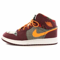 ナイキ NIKE エア ジョーダン ミッド AIR JORDAN 1 MID SE GS スニーカー シューズ 24.0cm オレンジ 赤 レッド FD5460-608 /AN23