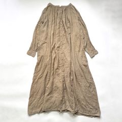 近年タグ ネストローブ リネン シャツワンピース 変形 麻 日本製