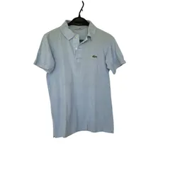 TR7 LACOSTE（ラコステ）半袖ポロシャツ 2 コットン ライトブルー 青 水色 コットン レディース トップス