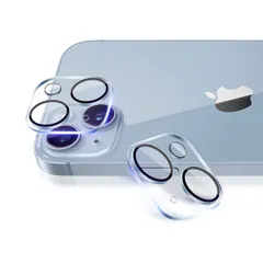 【人気商品】対応 iPhone14 / iPhone14 Plus カメラフィルム 保護カバー (2枚) 【2枚セット】 【日本製素材旭硝子製】 用 アイフォン14/アイフォン14Plus レンズフィルム 強化カメラ保護フィルム 黒縁取り 露出オーバー防止 全