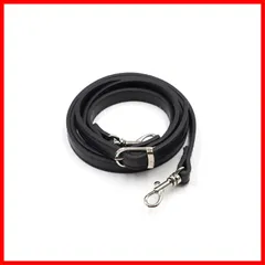 持ち手ストラップ 交換用 ショルダースト バッグ修理 ひも 単品 ショルダーバッグ 調節可能 ラップ ショルダーベルト レザー バッグ用 カバン バッグ 約120cm… ショルダー ショルダーストラップ (ブラック+シルバーバックル) [YINKE]