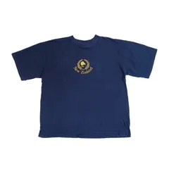 【最終値下げ SALE】LEISURE LINE レジャーライン 半袖 Tシャツ 刺繍 ニュージーランド ネイビー XL B202507