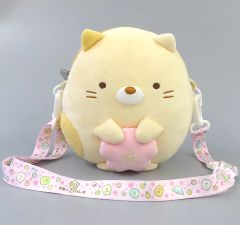 [중고] 가방 고양이(우메 매듭) 봉제인형 포셰트 [스미코구라시] 스미코구라시당 한정
