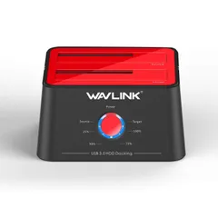 WAVLINK HDDスタンド USB3.0接続 2.5型 / 3.5型 SATA HDD/SSD対応 Ｍac M1対応 パソコンなしでHDDのまるごとコピー機能付き 16TB対応 オフラインクローン PSE認定電源アダプター付