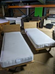 無印良品　スモールベッド　ヘッド付き　マットレス付き　2台