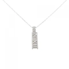 K18WG ダイヤモンド ネックレス 0.06CT