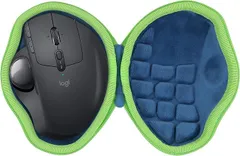 【在庫処分】Logicool MX ERGO MXTB2d/MXTB1s bluetooth ワイヤレス トラックボール MXTB2 MX ERGO S 収納ケース，ブルー（ケースのみ）‐co2CREAのサムネイル