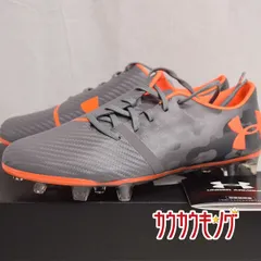 【未使用】アンダーアーマー スポットライト FG サッカースパイク 25cm グレー オレンジ 3021747-101 メンズ UNDER ARMOURのサムネイル