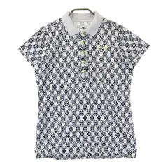 サイズ：MD UNDER ARMOUR アンダーアーマー  半袖ポロシャツ 総柄 ホワイト系 [240101442010] ゴルフウェア レディース ストスト