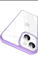 【極々透明感・革新耐黄変技術】CASEKOO iPhone14 / 13 用 ケース クリア 耐衝撃 米軍MIL規格 耐久性 カバー ストラップホール付き ワイヤレス充電対応 アイフォン14 / 13用 携帯カバー 6.1 インチ ケース(ライトパープル