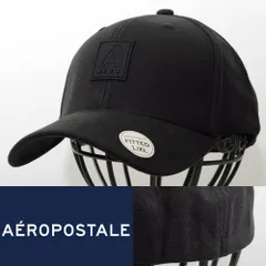 ローキャップ 帽子 メンズ エアロポステール Aeropostale Tonal Letter Fitted Hat ブラック L/XL ストレッチ 0094271941 USA ブランド