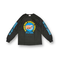 定価9900円 新品 PORKCHOP GARAGE SUPPLY PC & SCREW L/S TEE 長袖Tシャツ カットソー ポークチョップガレージサプライ ブラック