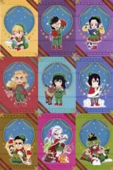 【中古】ポストカード 全9種セット クリスマスポストカードB 「鬼滅の刃×ufotable Cafe/マチ★アソビCAFE クリスマスイベント2022」 限定メニュー注文特典