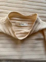 美品✨THE ROWヘヴィオーバータートルネックニットアイボリーS/M