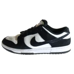 NIKE (ナイキ) DUNK LOW SUEDE ダンク ロー スウェード ローカット スニーカー パンダ ブラック/ホワイト US8.5/26.5cm FQ8249-100
