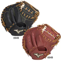 ミズノ MIZUNO  軟式用グローバルエリート號SAKEBI Compact  捕手用：M-R型  野球 一般 軟式 ミット グローブ キャッチャー  25SS(1AJCR32310)、0949ブラック×コルク