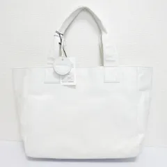 未使用 ZUCCHERO ズッケロ ソフトカウレザー 軽量トートバッグ ホワイト  レディース 古着 中古 USED