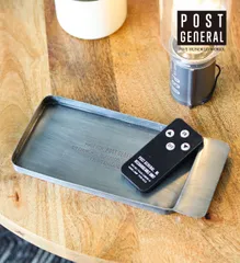 アクセサリートレー ポストジェネラル インダストリアルトレー レクト 小物入れ トレー アクセサリー トレイ 収納 スチール プレート ディスプレイ 時計 鍵置き アクセサリートレイ 小物トレイ キャッシュトレイ おしゃれ 銀色