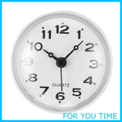 【数量限定】LIOOBO バスルーム時計 お風呂時計 吸盤付き 掛け時計 防水クロック キッチン お風呂 家庭用