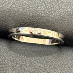 ΩNA3429 磨き仕上げ済み！Cartier カルティエ リング ウェディング pt950 プラチナ ダイヤモンド ＃48 約8号 総重量 3.22g ギャランティ箱 付き